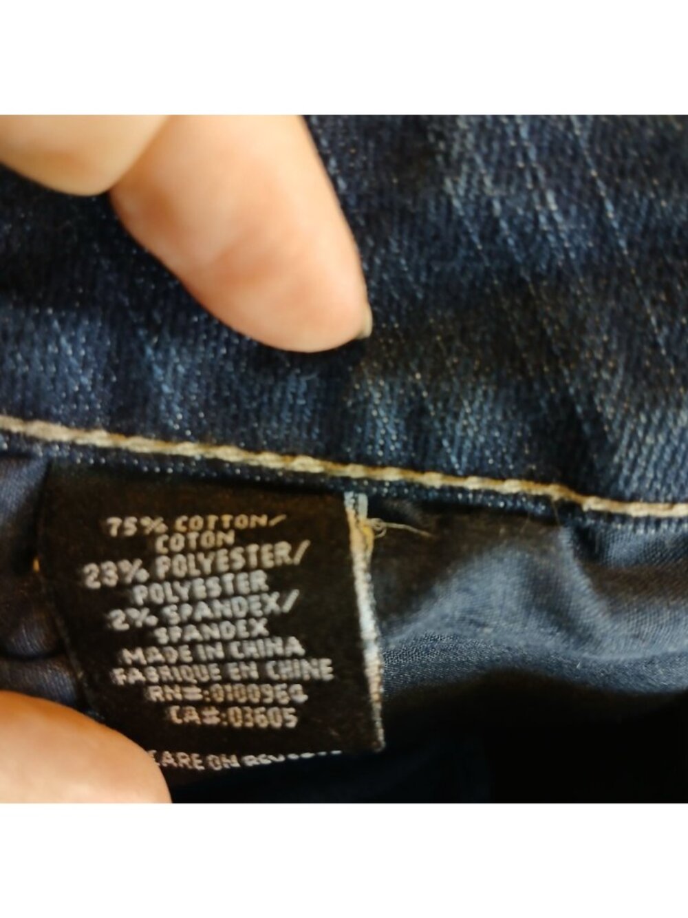 Akademiks Womens Sz 8 Embellished Skinny Jeans Sequin Back Pockets Dark Wash *N3 - Picture 7 of 15